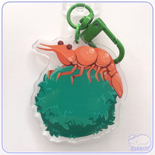 Load image into Gallery viewer, Moss Shrimp Charm / Sticker