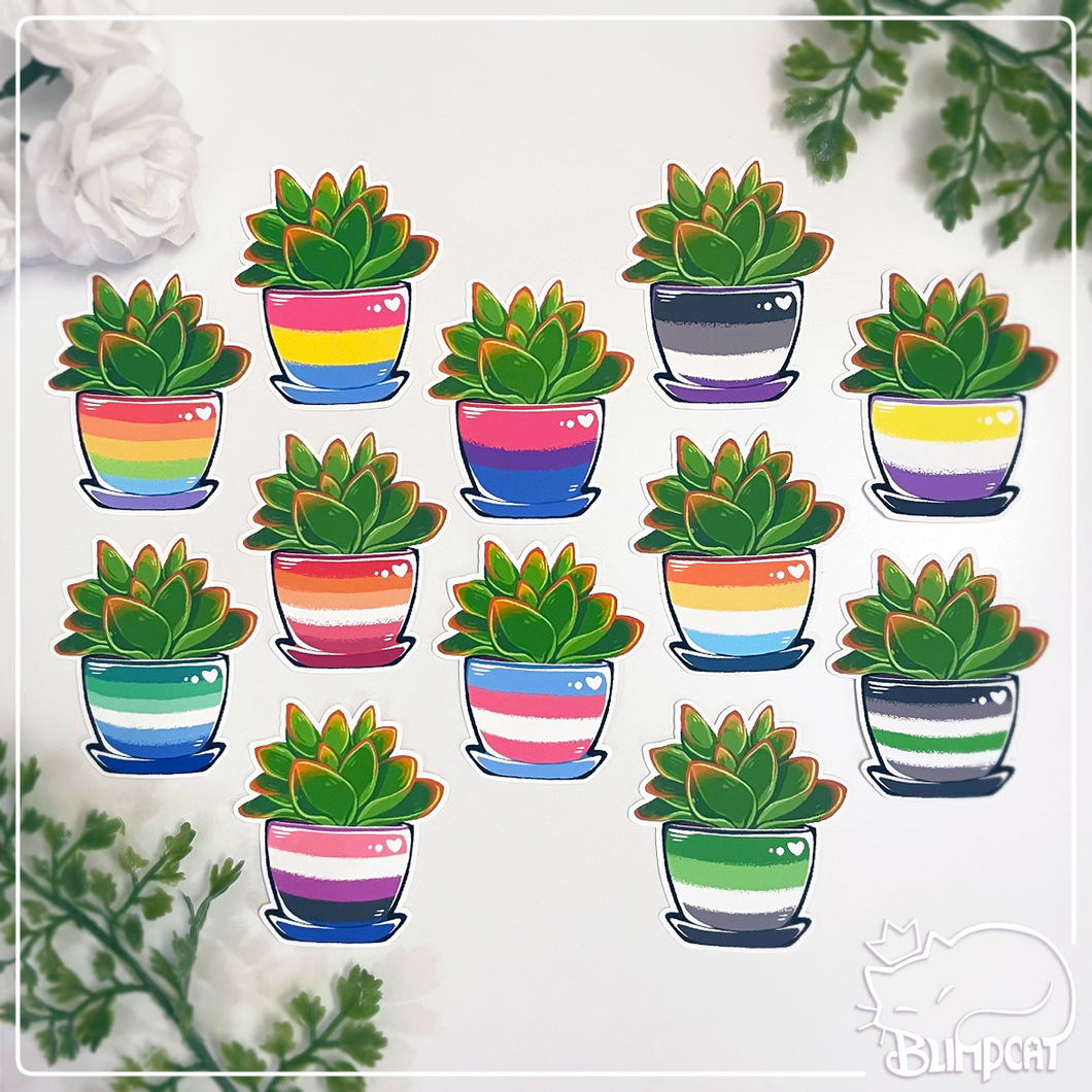 Pride Plant Stickers