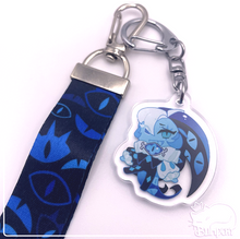 Load image into Gallery viewer, Shadow Milk Cookie Lanyard with Charm