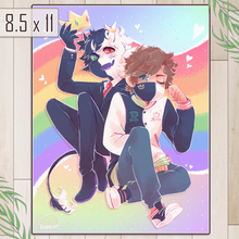 Load image into Gallery viewer, DreamSMP - Ranboo Pride Print