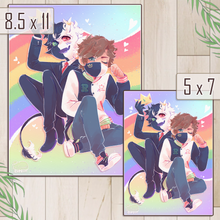 Load image into Gallery viewer, DreamSMP - Ranboo Pride Print