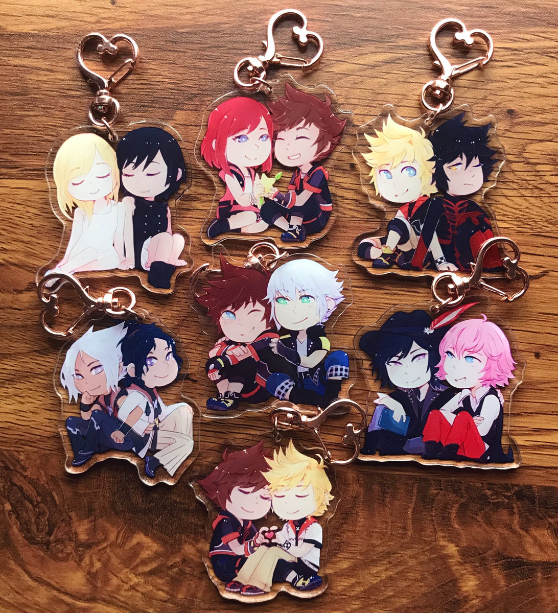 Kingdom Hearts Valentines Charms – Blimpcat