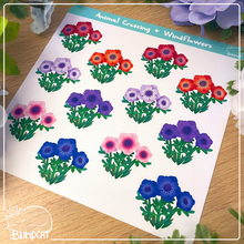 Load image into Gallery viewer, ACNH Flowers Sticker Sheets
