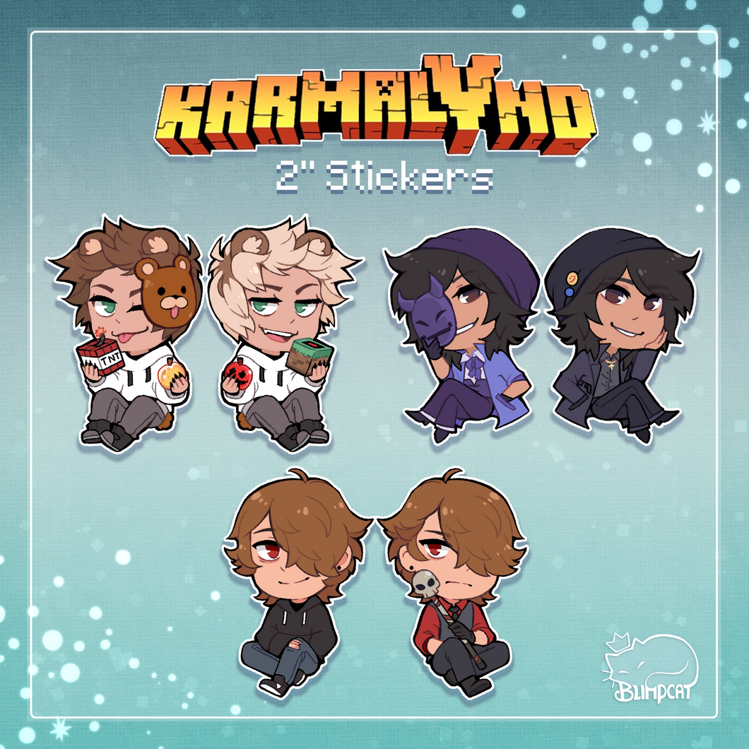 KarmalandV Character Stickers
