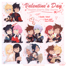 Load image into Gallery viewer, Kingdom Hearts Valentines Charms
