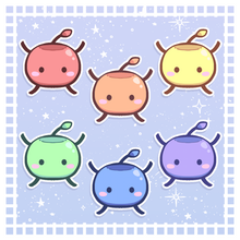 Load image into Gallery viewer, Junimo Acrylic Pins
