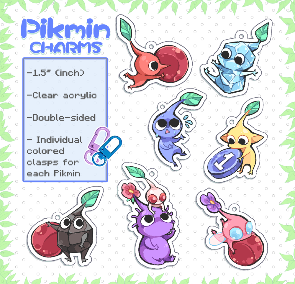 Pikmin Charms