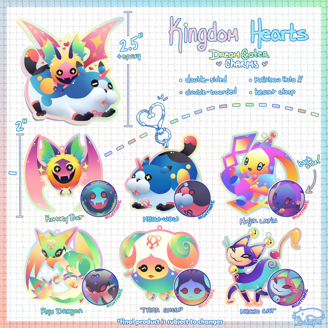 Kingdom Hearts Dreameater Charms