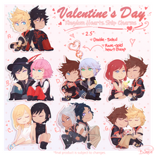 Load image into Gallery viewer, Kingdom Hearts Valentines Charms
